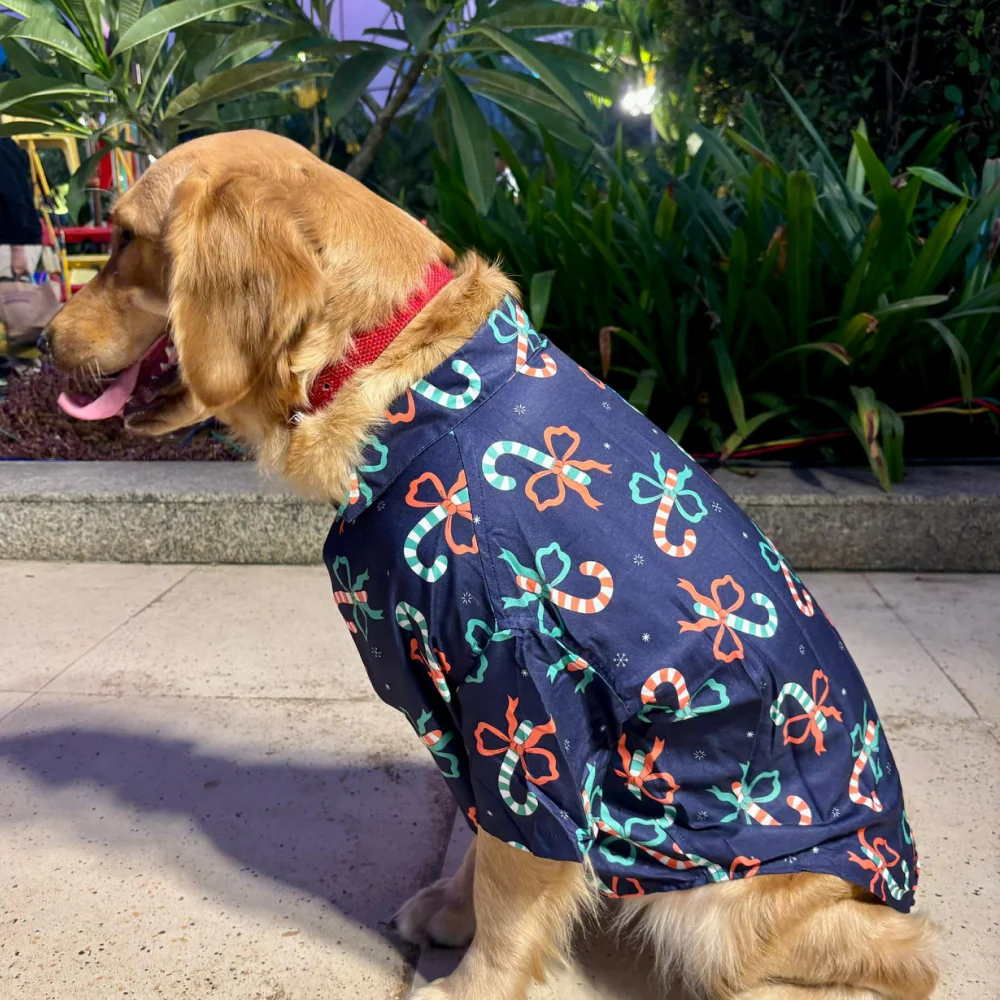 15 Furries Candy Cane Decor Shirt for Dogs - Image 3