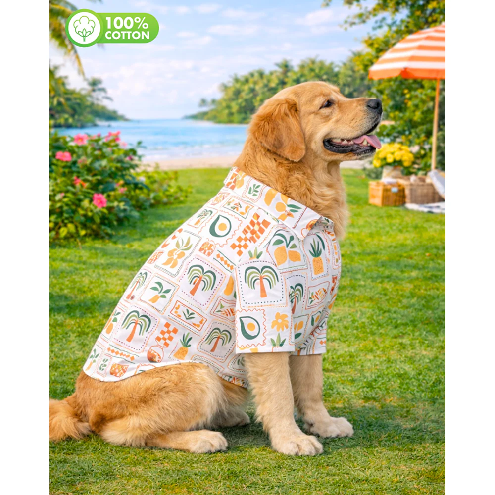 15 Furries Fruits Tropical Printed Cotton Shirts for Dogs - Image 2