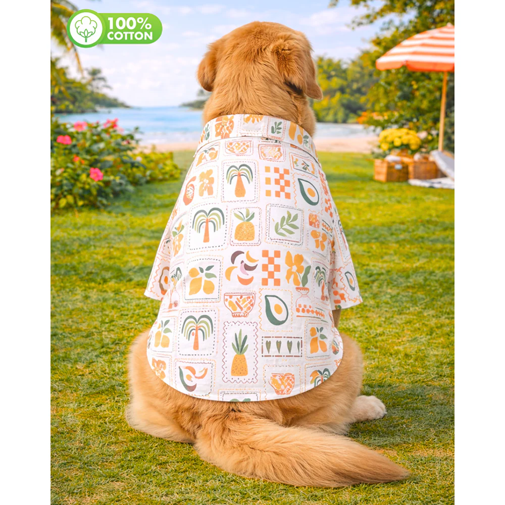15 Furries Fruits Tropical Printed Cotton Shirts for Dogs - Image 4