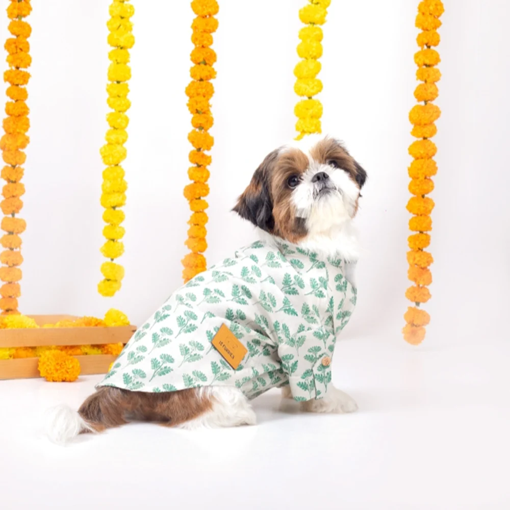 15 Furries Hariyali Kurta for Dogs - Image 2