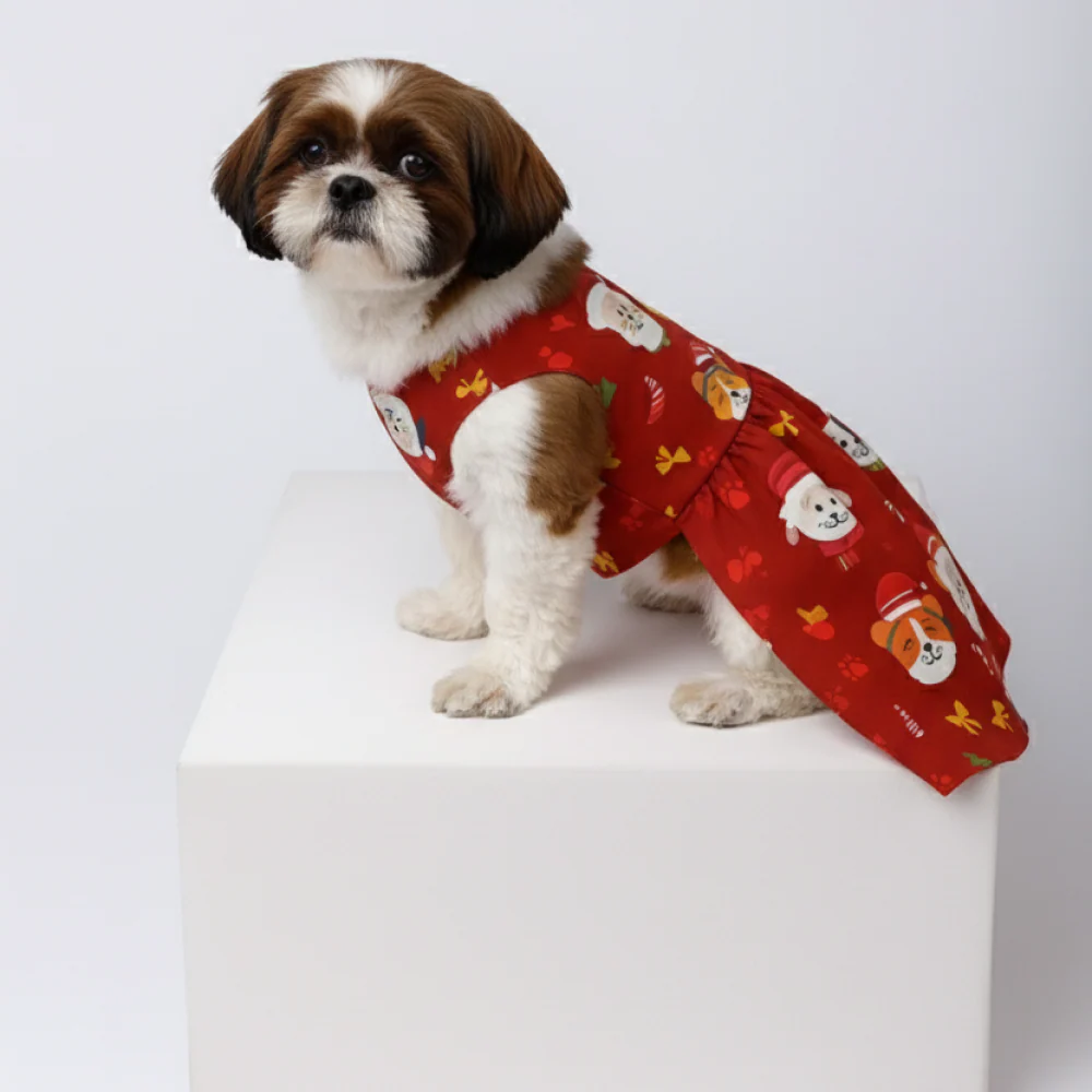 15 Furries Furry Love Dress for Dogs (Red) - Image 4