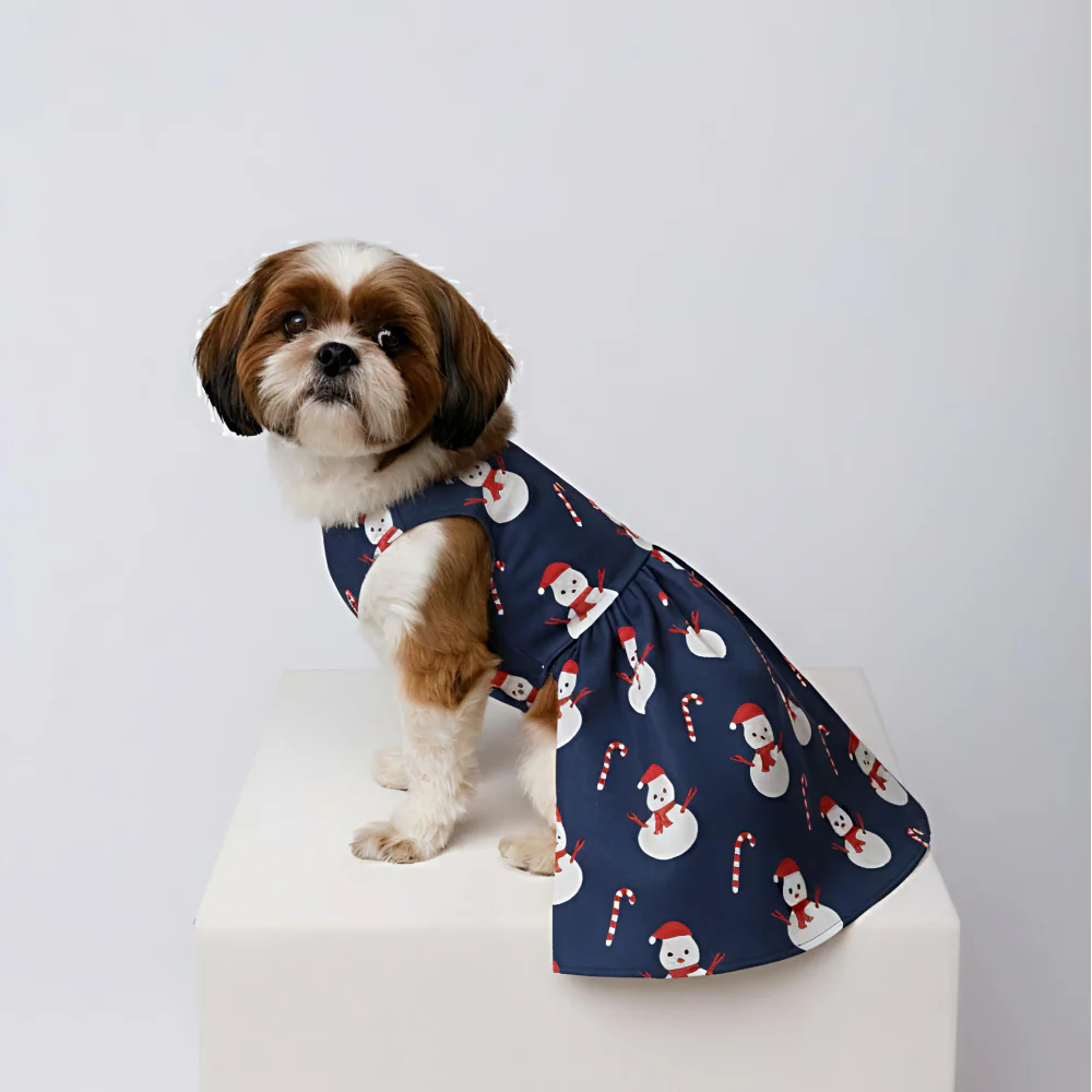 15 Furries Snowman Dress for Dogs (Dark Blue) - Image 3