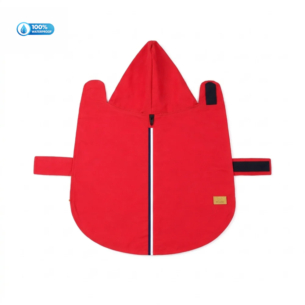 15 Furries Urban Waterproof Raincoat for Dogs (Red) - Image 3