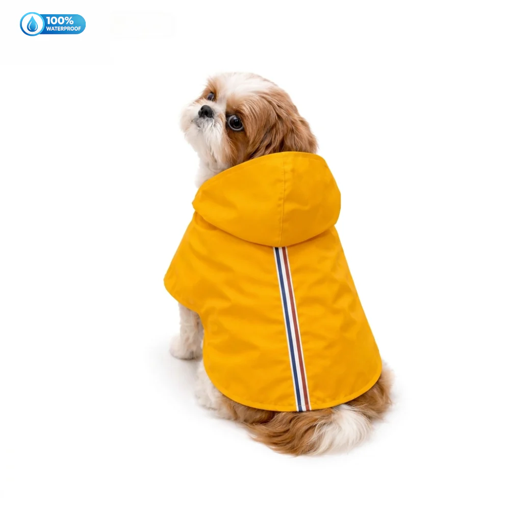 15 Furries Urban Waterproof Raincoat for Dogs (Yellow) - Image 3