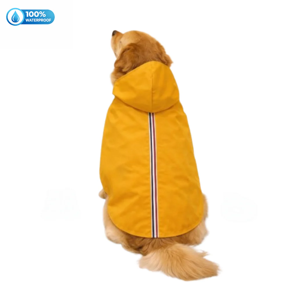 15 Furries Urban Waterproof Raincoat for Dogs (Yellow) - Image 4