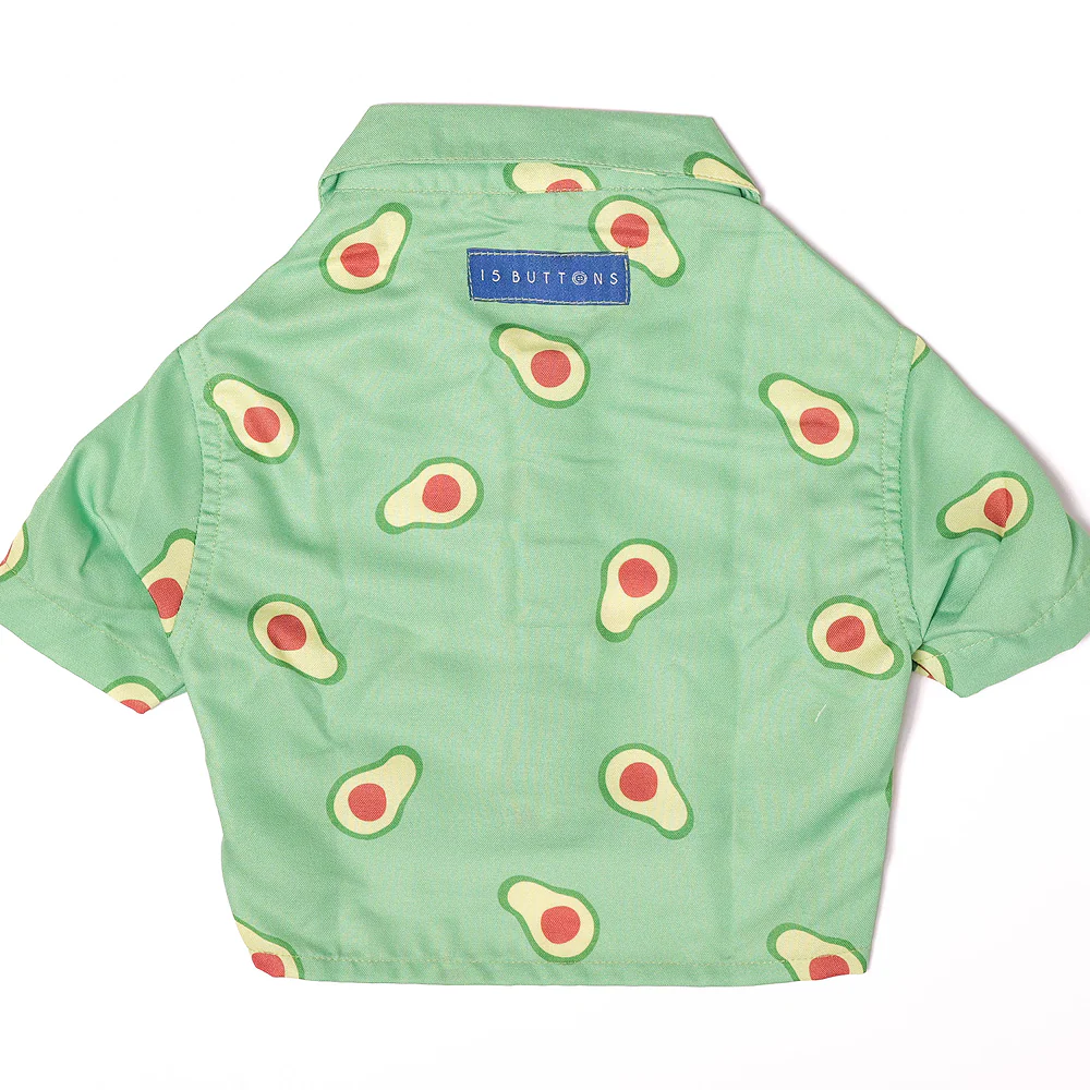 15 Furries Avocado Shirt for Cats (Green) - Image 8
