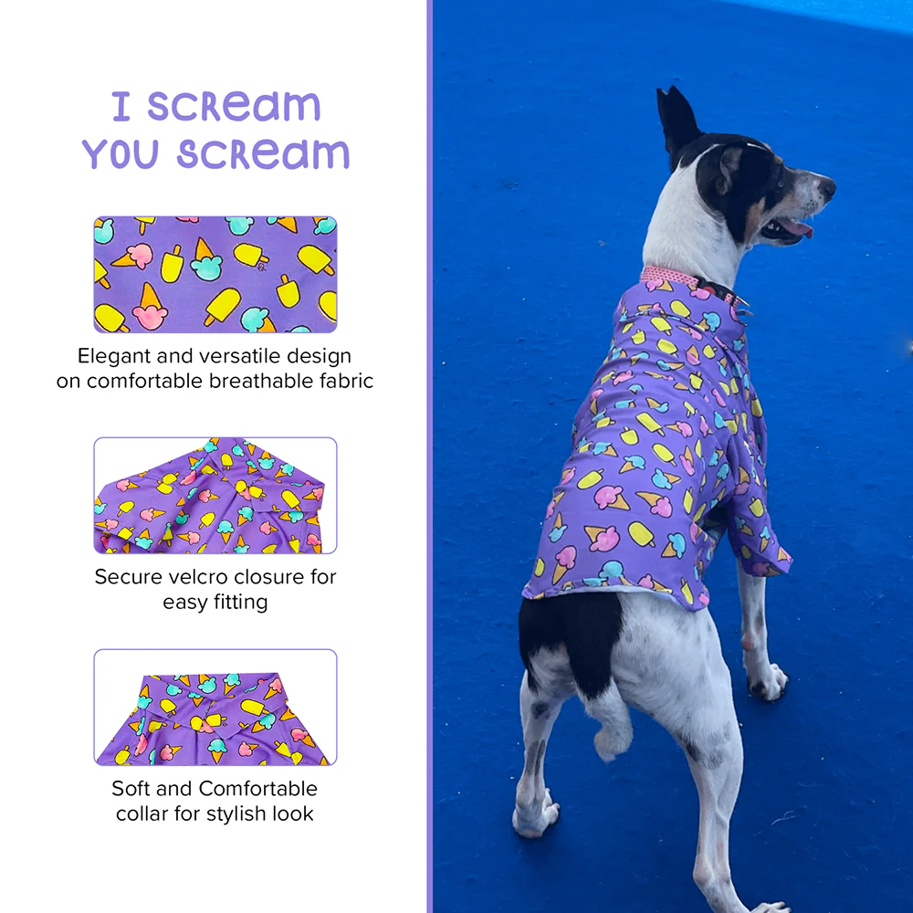 15buttons I Scream You Scream Shirt for Dogs - Image 6