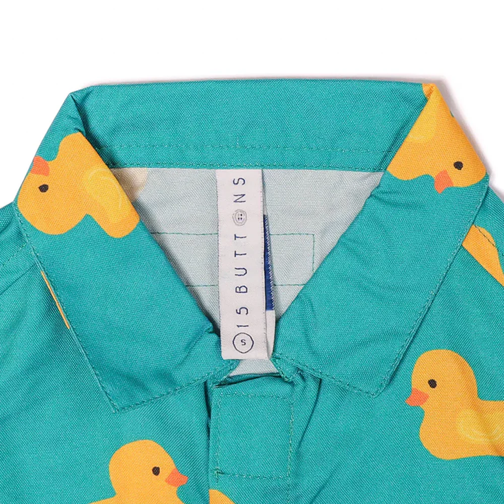 15 Furries Little Duckling Shirt for Cats (Green and yellow) - Image 3
