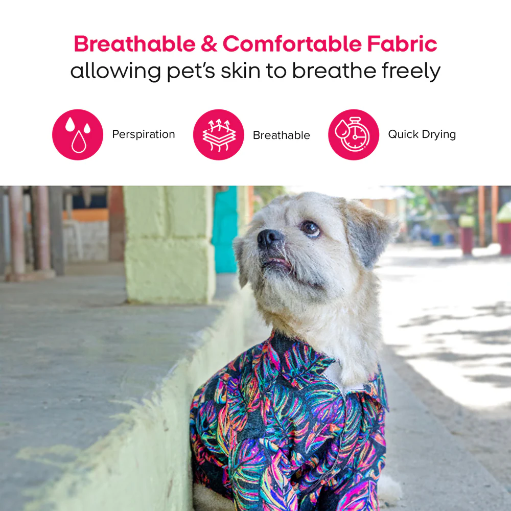 15buttons Neon Tropical Shirt for Dogs - Image 7