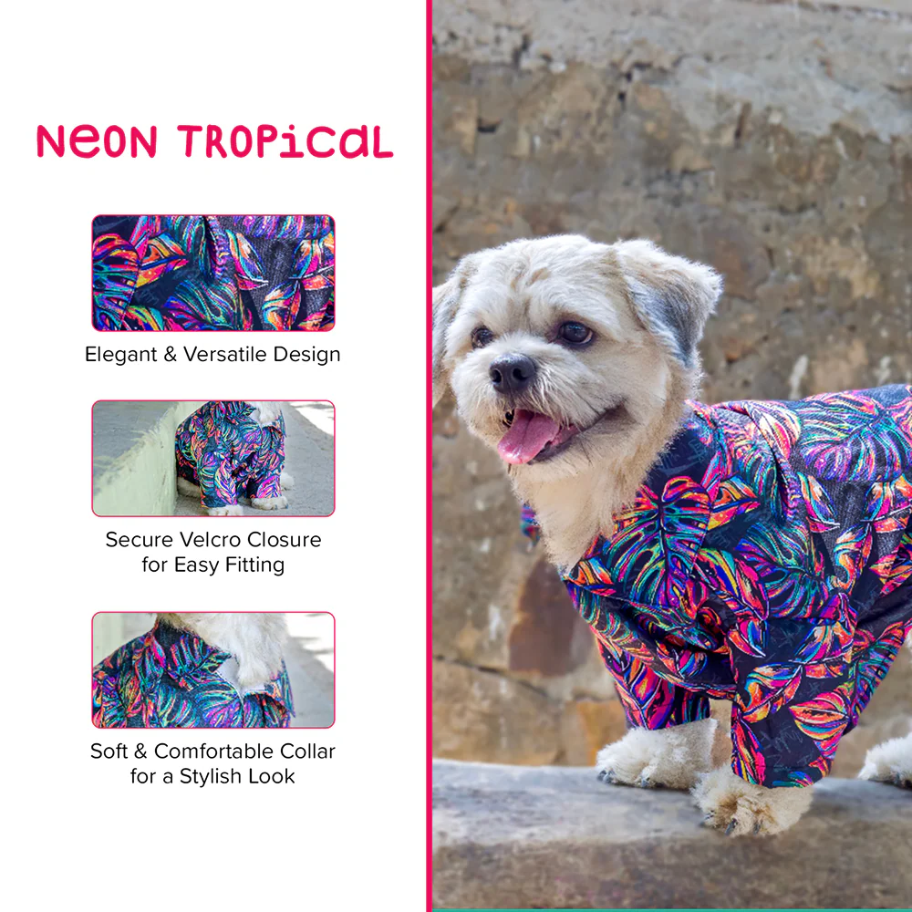 15buttons Neon Tropical Shirt for Dogs - Image 8