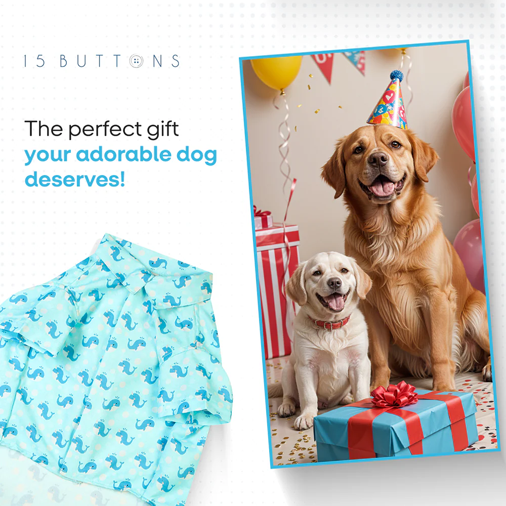 15buttons Baby Whale Shirt for Dogs - Image 7