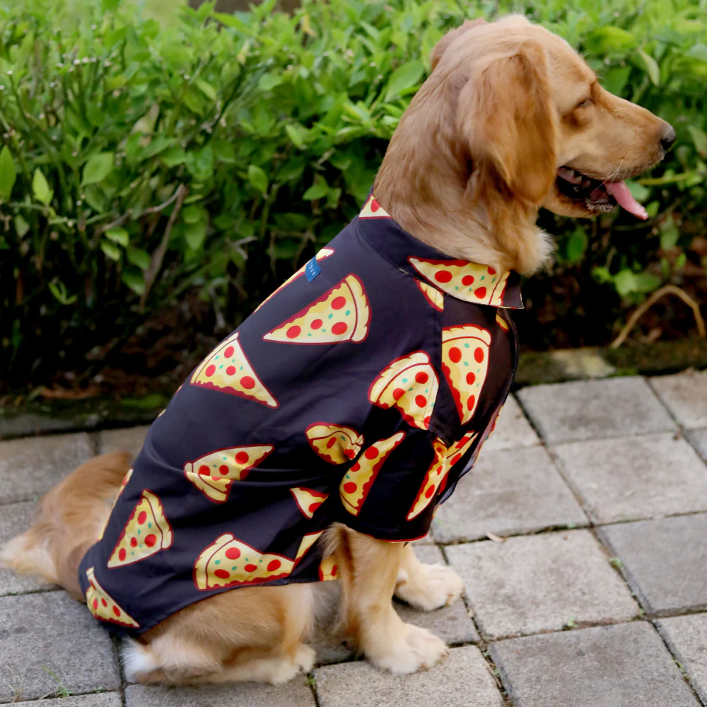 15buttons Pizza Party Shirt for Dogs - Image 3