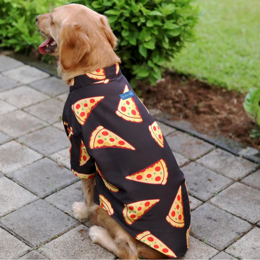 15buttons Pizza Party Shirt for Dogs - Image 4