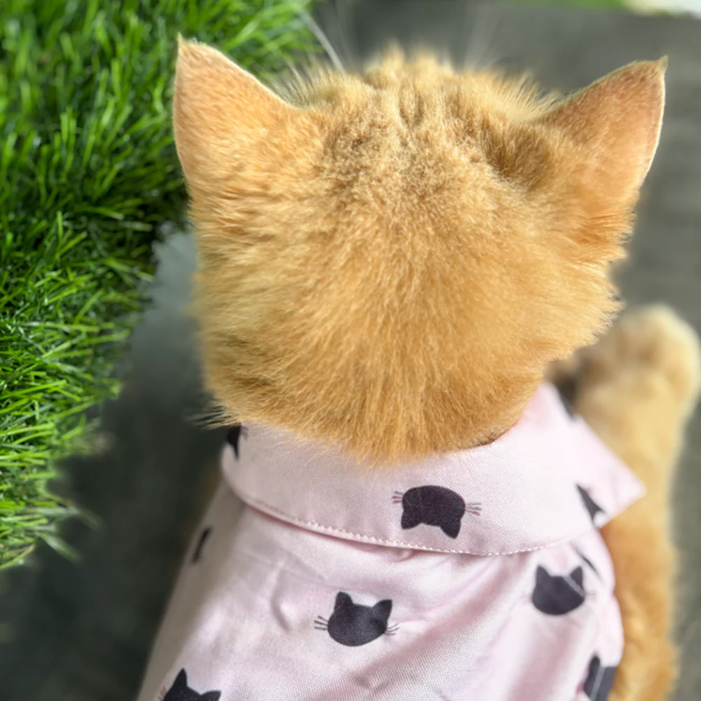 15 Furries Purfect pink Shirt for Cats (Pink) - Image 13
