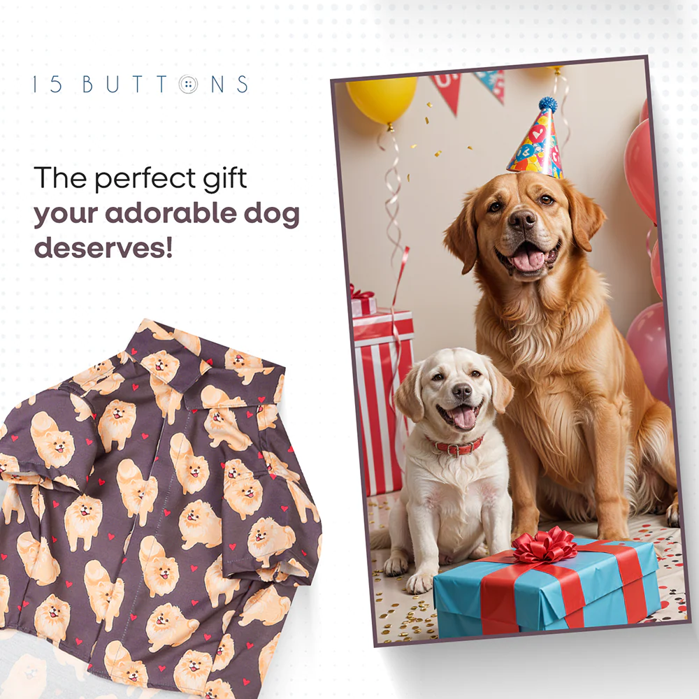 15buttons Chow Chow Shirt for Dogs - Image 7