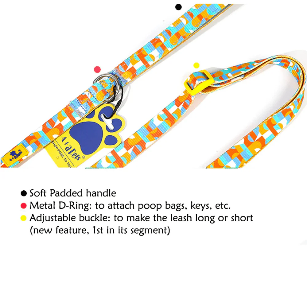 A Plus A Click & Lock Hook Tetris Design Leash for Dogs and Cats - Image 3