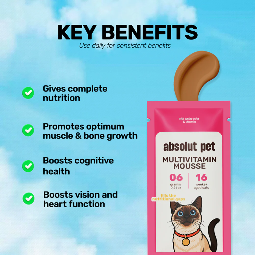 Absolut Pet Multivitamin Mousse Cat Supplement - Image 2