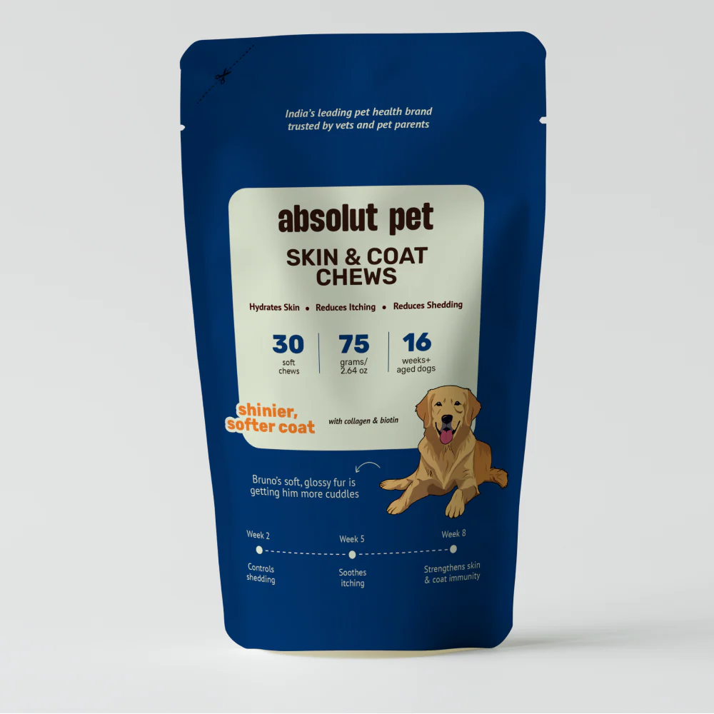 Absolut Pet Probiotics Gut Skin Coat Support Collagen and Biotin Health Dog Supplement - Image 9