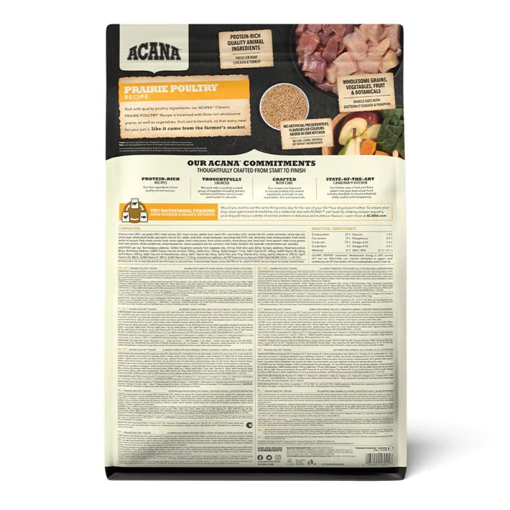 Acana Classic Prairie Poultry Dog Dry Food (All Breeds and Ages) - Image 2