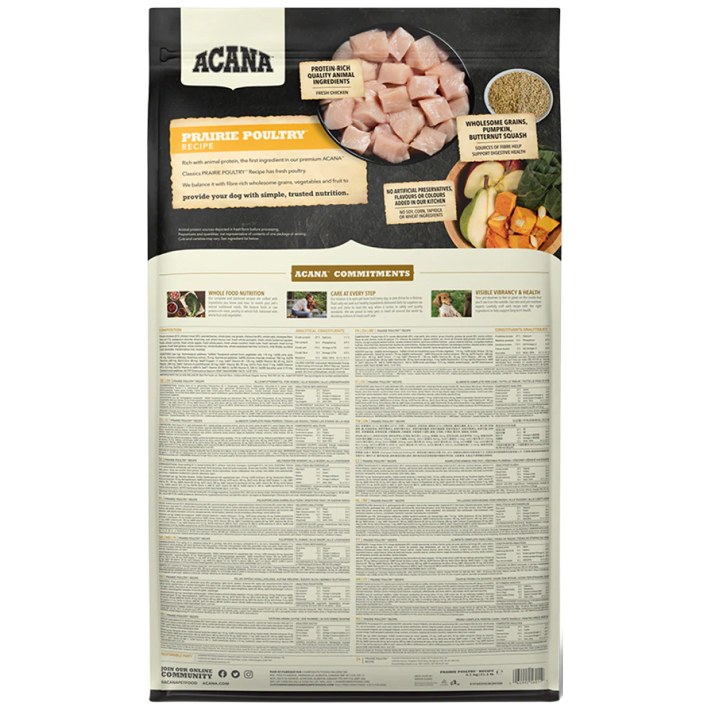 Acana Classic Prairie Poultry Dog Dry Food (All Breeds and Ages) - Image 5