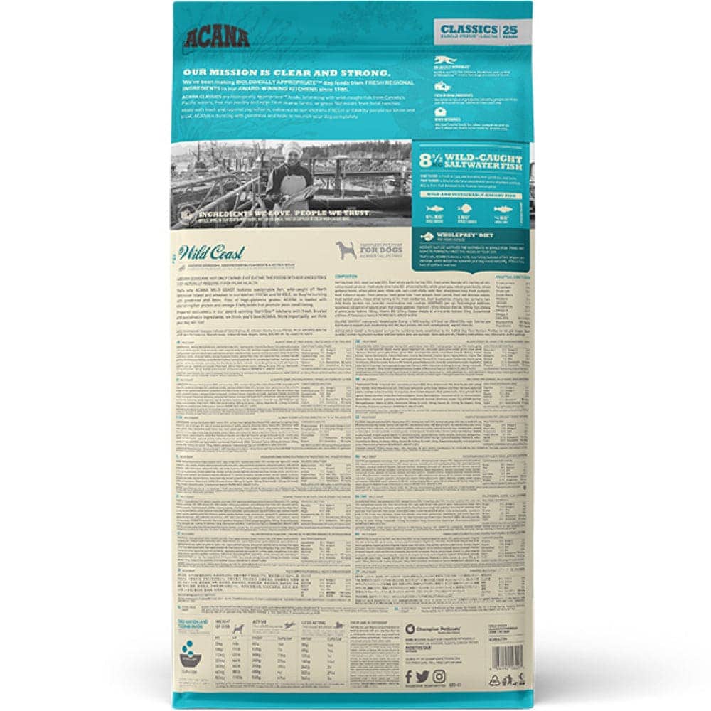 Acana Classic Wild Coast Dog Dry Food (All Breeds) - Image 4