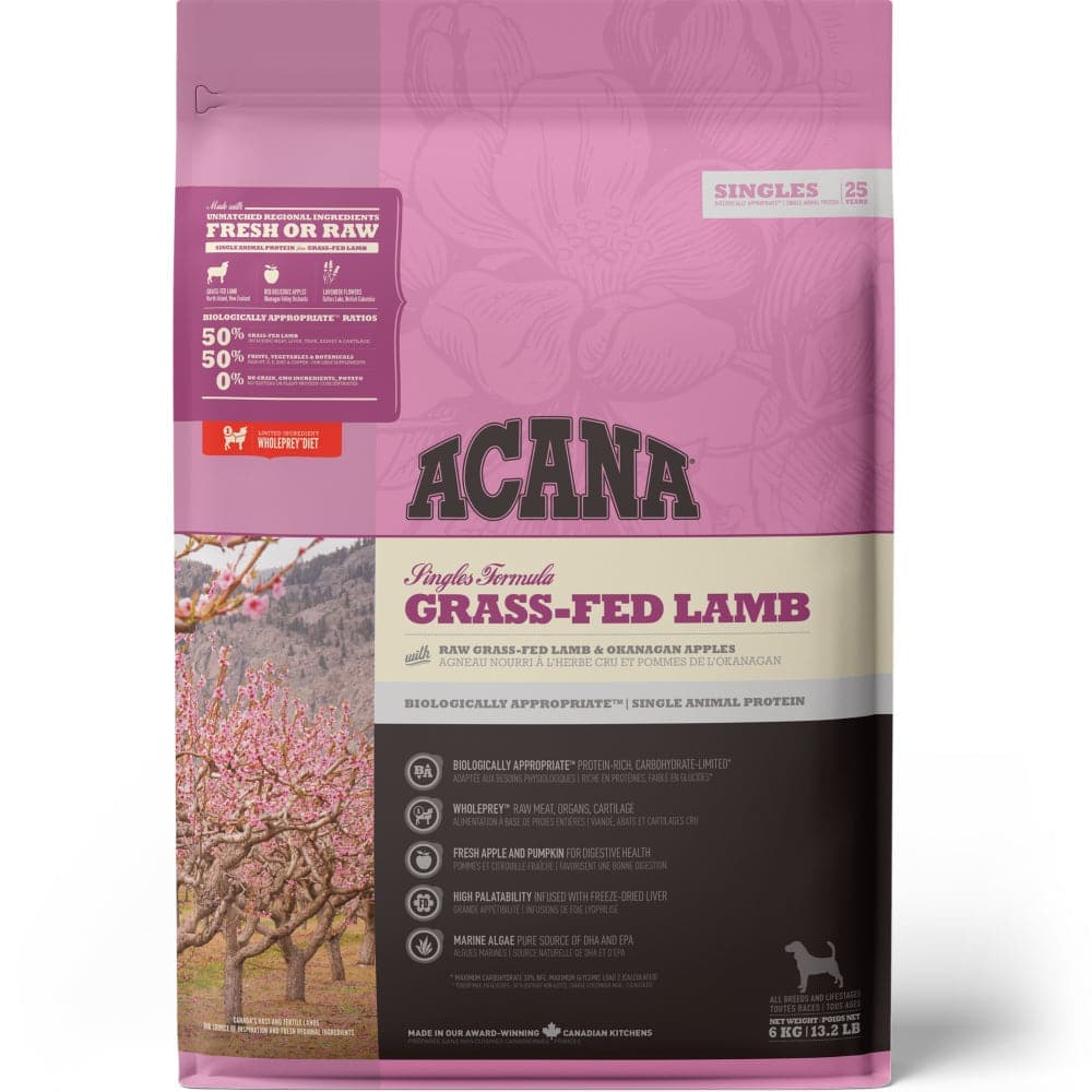Acana Grass Fed Lamb Dog Dry Food (All Breeds) - Image 2