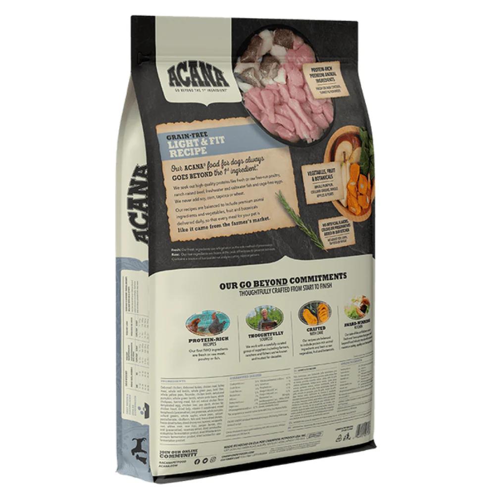 Acana Light & Fit Weight Management Adult Dog Dry Food (All Breeds) - Image 3