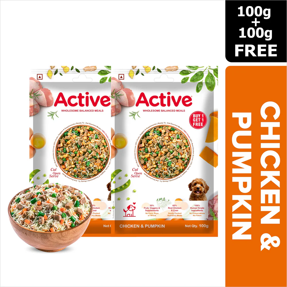 Active Chicken and Pumpkin Biryani Fresh Food For Dogs (Buy 1 Get 1) - Image 2