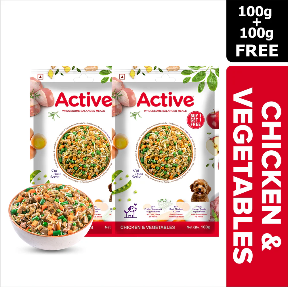 Active Chicken and Vegetable Biryani Fresh Food for Dogs (Buy 1 Get 1) - Image 2