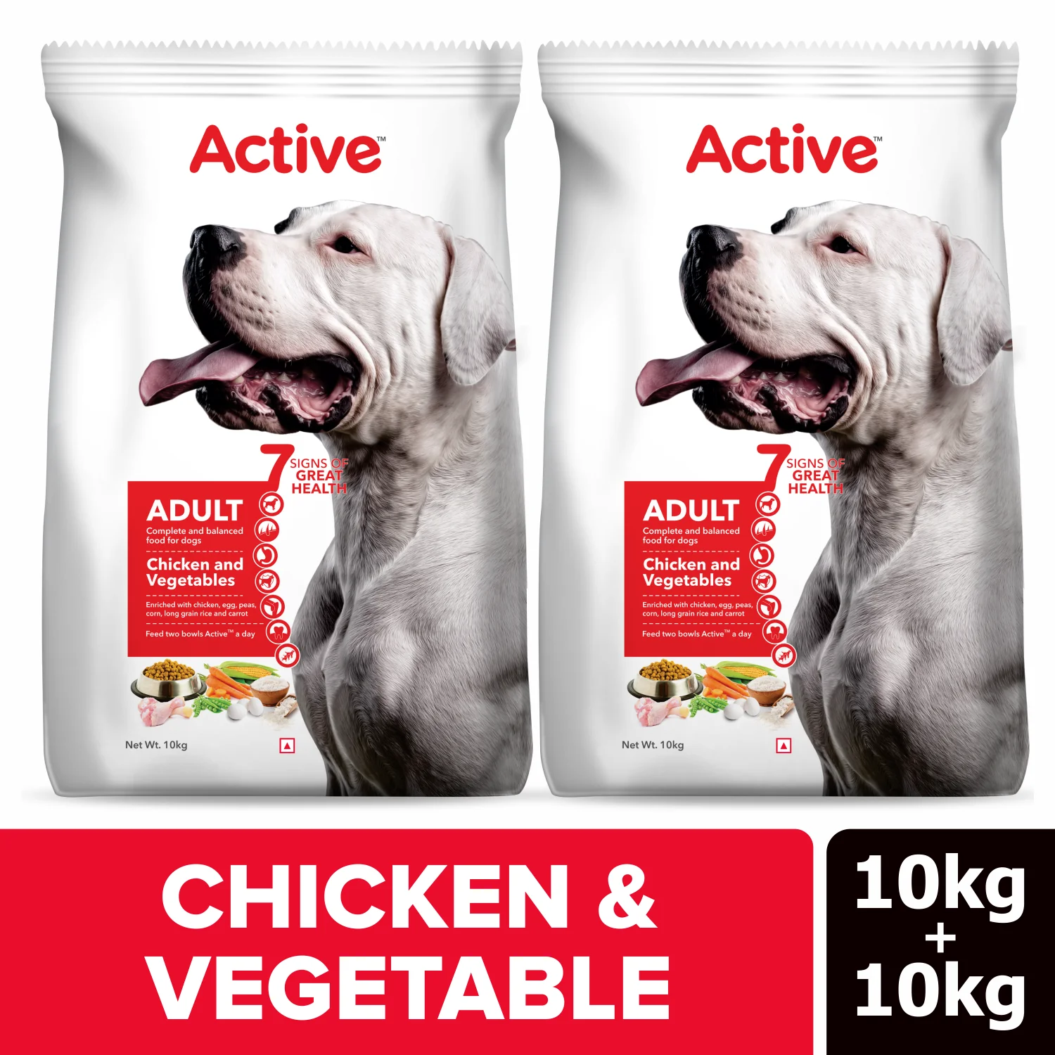 Active Chicken and Vegetables Adult Dog Dry Food (Buy 1 Get 1) - Image 5