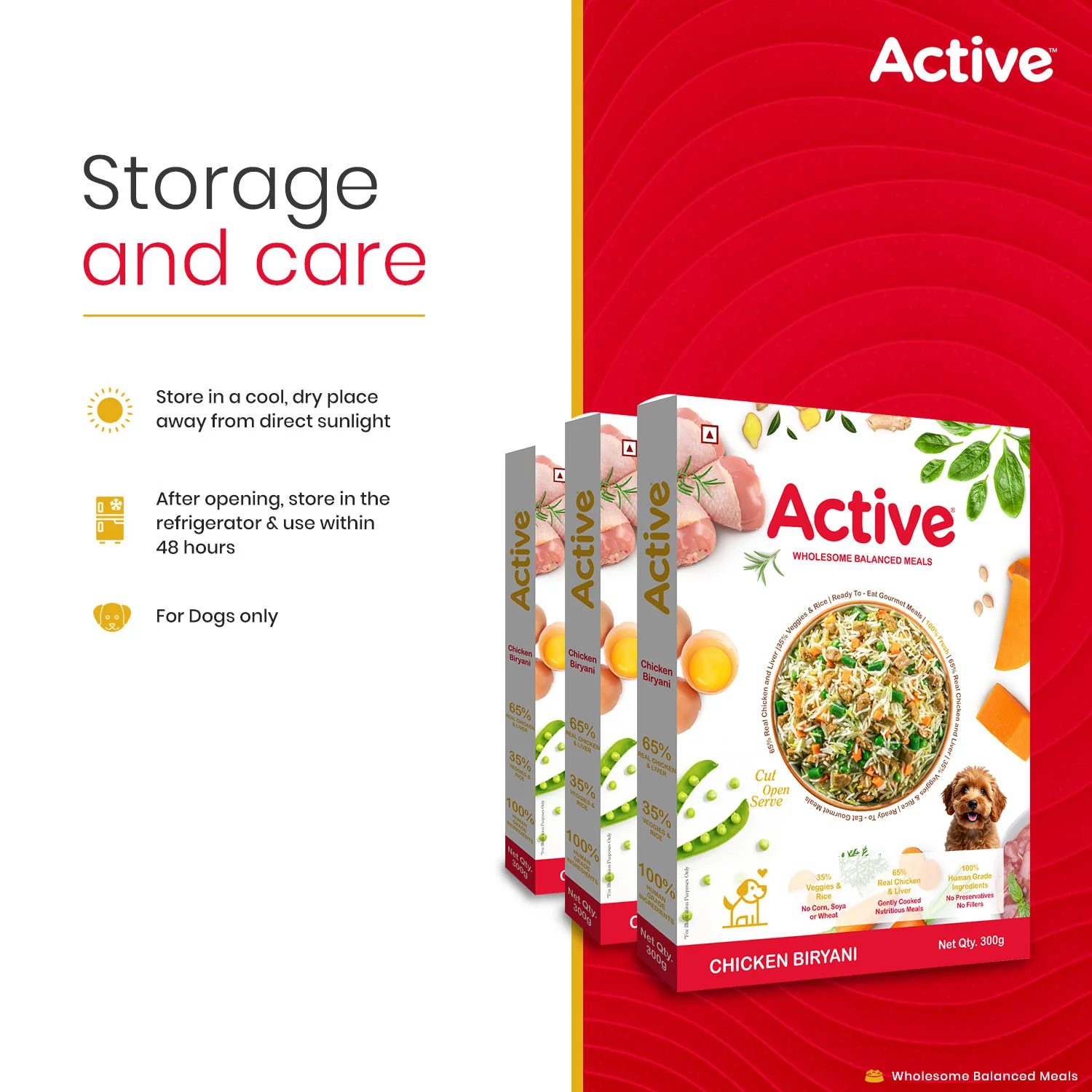Active Chicken Biryani Fresh Food for Dogs (Buy 1 Get 1) - Image 10