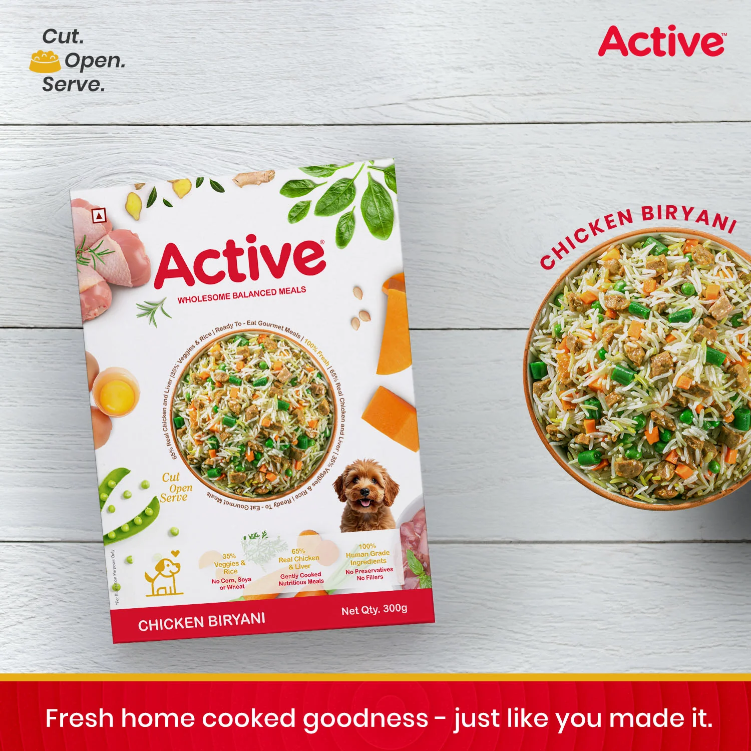 Active Chicken Biryani Fresh Food for Dogs (Buy 1 Get 1) - Image 5