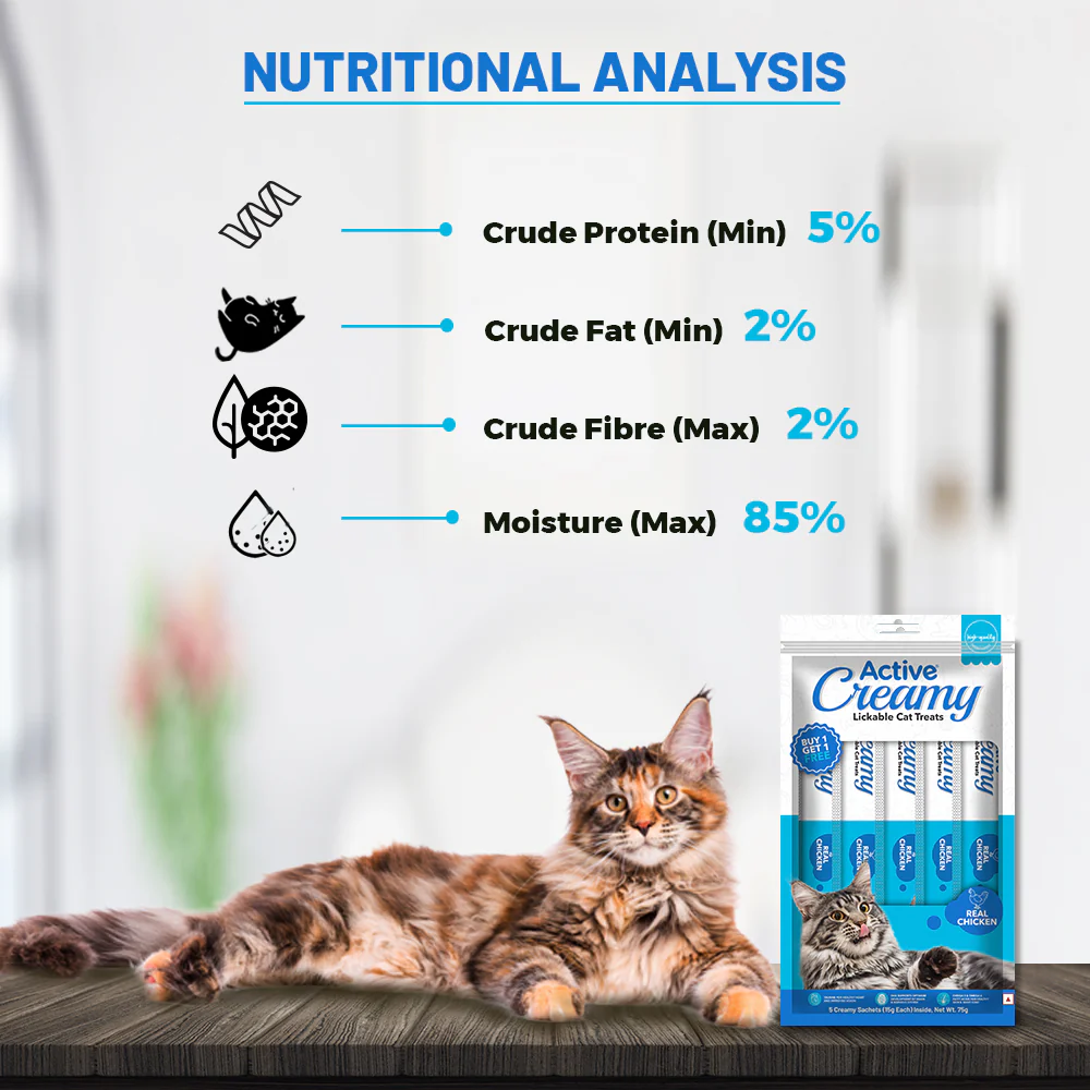 Active Lickable Real Chicken Creamy Cat Treats (Buy 1 Get 1) - Image 5