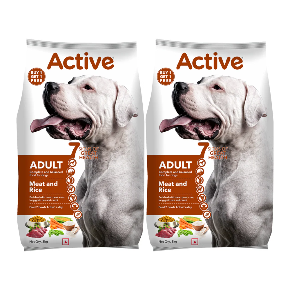 Active Meat and Rice Adult Dog Dry Food (Buy 1 Get 1) - Image 7