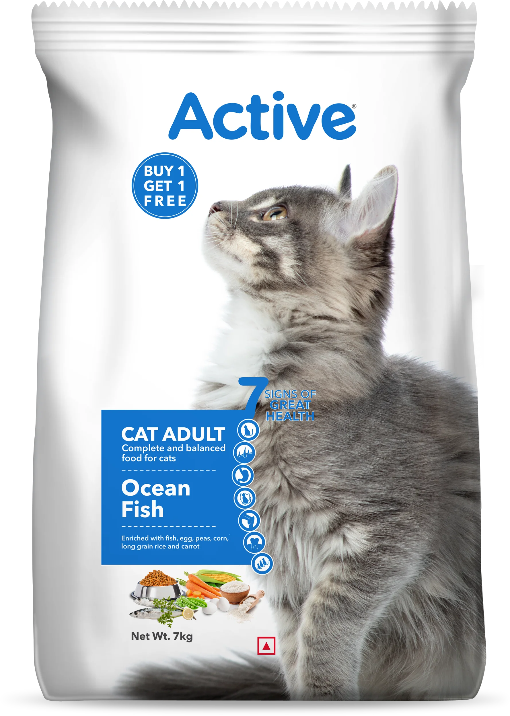 Active Ocean Fish Adult Cat Dry Food (Buy 1 Get 1) - Image 9