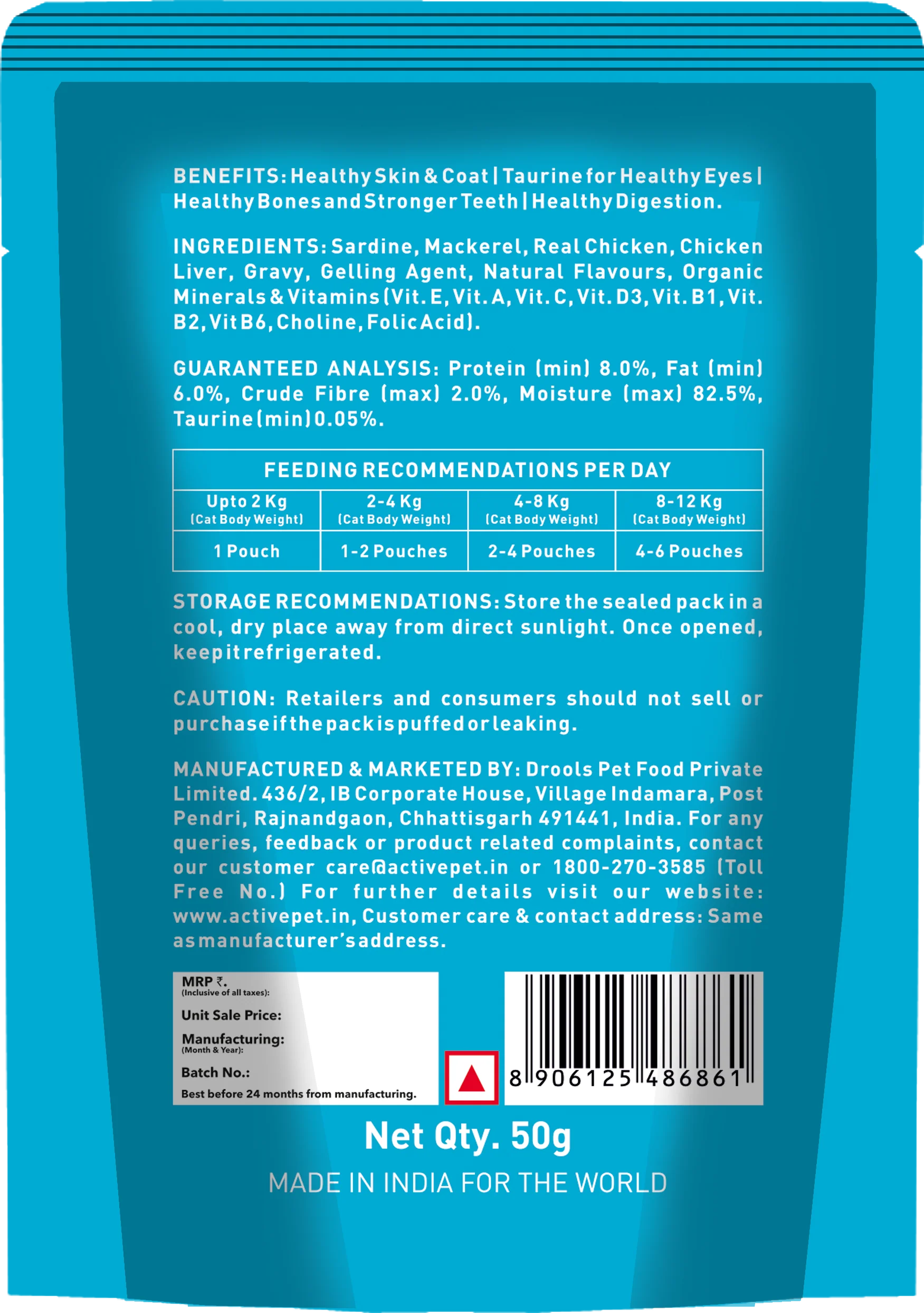Active Ocean Fish in Gravy Adult Cat Wet Food (Buy 1 Get 1) - Image 3