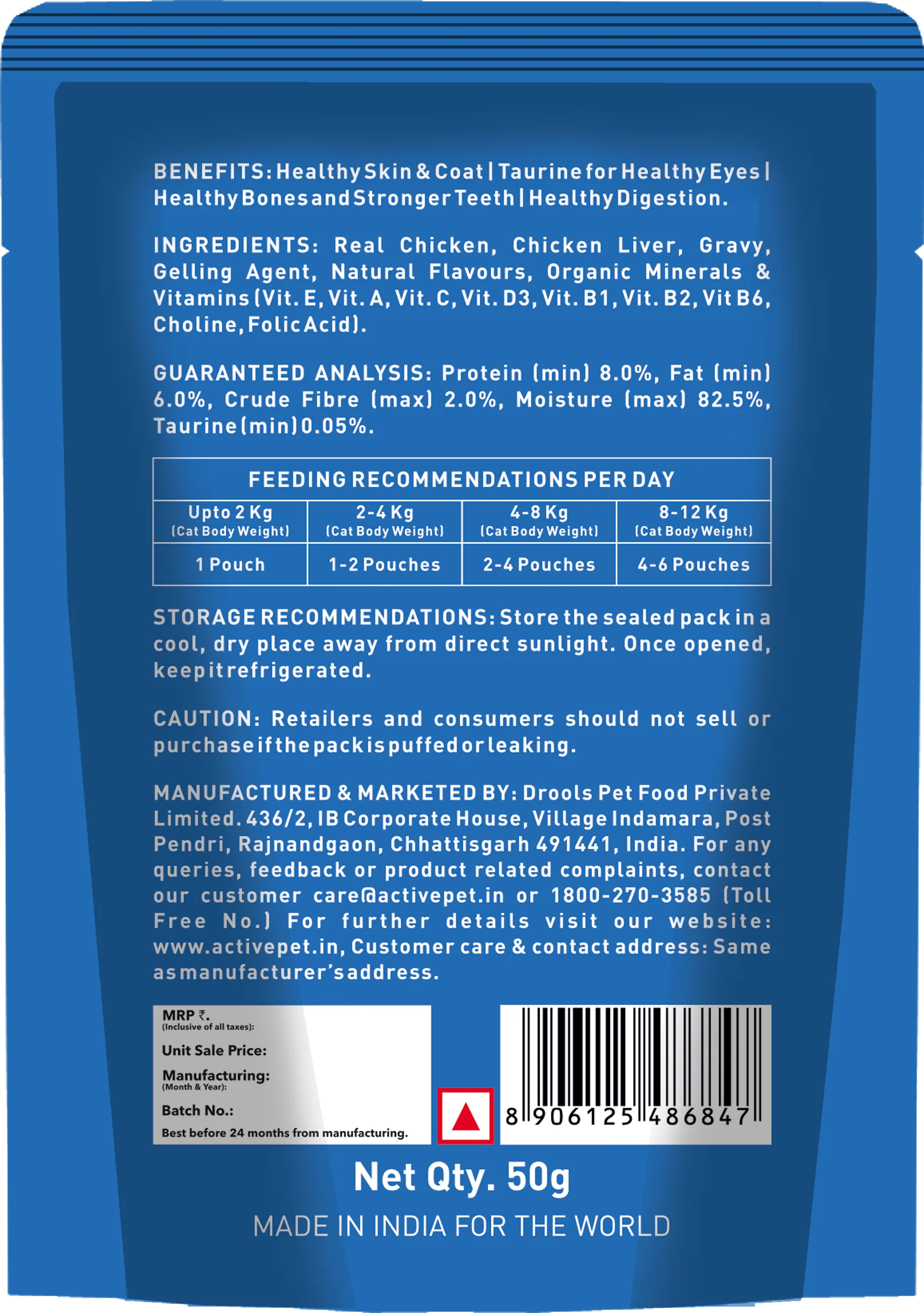 Active Real Chicken & Chicken Liver in Gravy Adult Cat Wet Food (Buy 1 Get 1) - Image 3
