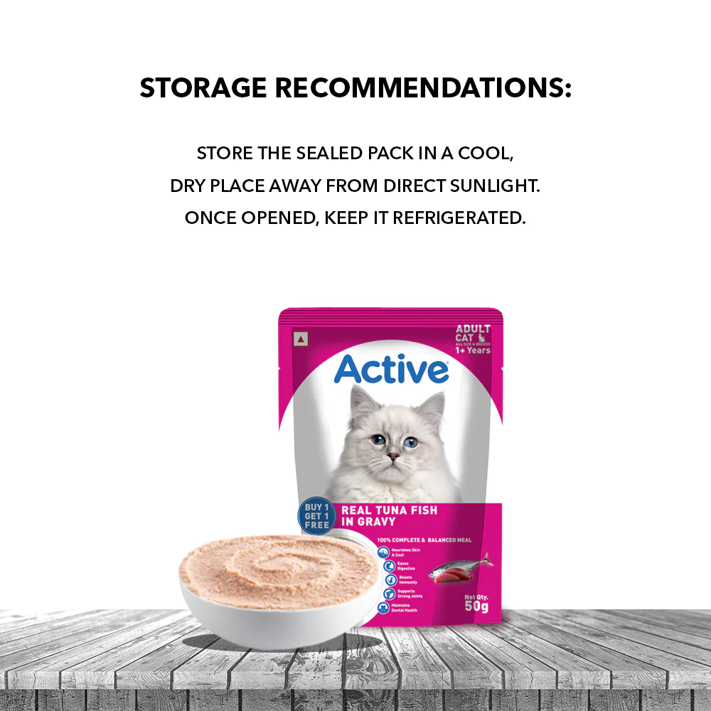 Active Real Tuna Fish in Gravy Adult Cat Wet Food (Buy 1 Get 1) - Image 8