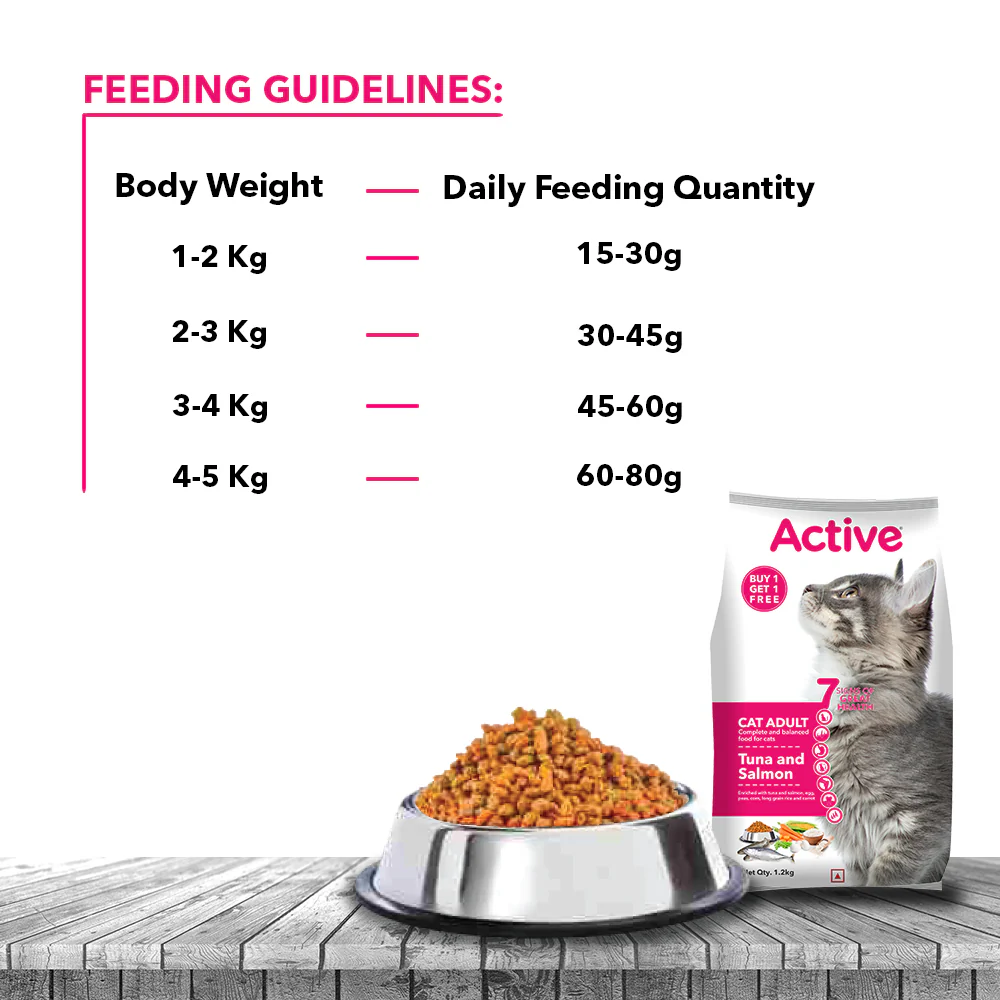 Active Tuna and Salmon Adult Cat Dry Food (Buy 1 Get 1) - Image 8