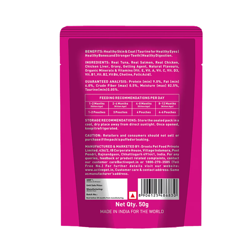 Active Real Tuna Fish in Gravy Kitten Cat Wet Food (Buy 1 Get 1) - Image 3