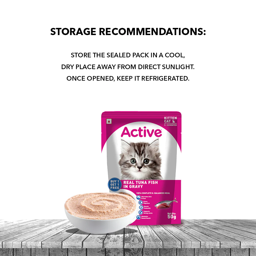 Active Real Tuna Fish in Gravy Kitten Cat Wet Food (Buy 1 Get 1) - Image 8