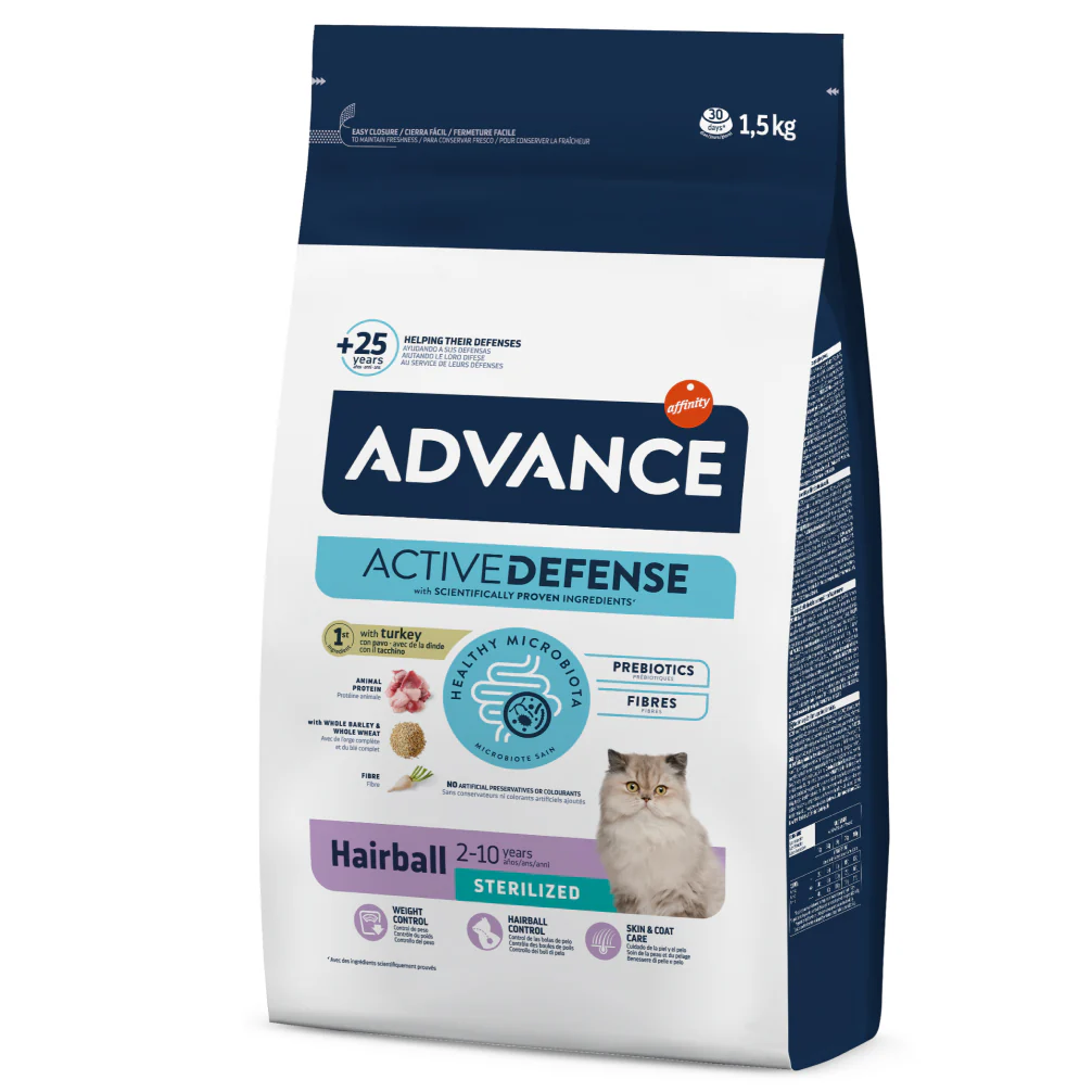 Affinity Advance Active Defense Adult Cat Dry Food Sterilized Hairball - Image 3