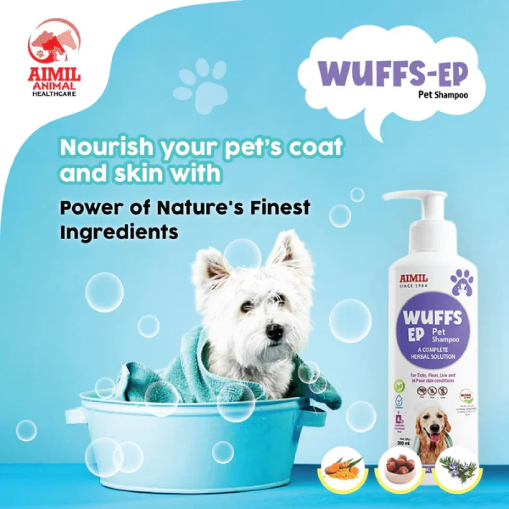 Aimil Wuffs EP Shampoo for Dogs and Cats - Image 3