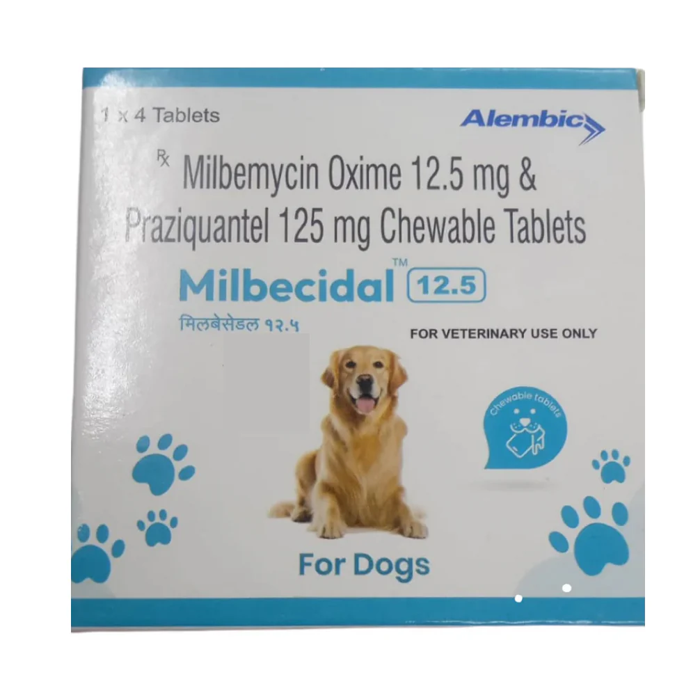 Alembic Milbecidal 12.5 Deworming Tablets for Dogs - Image 2