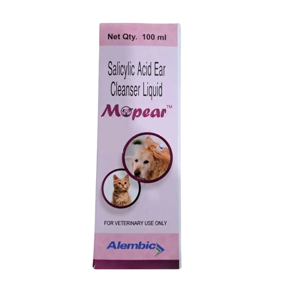Alembic Mopear Ear Cleanser (Salicylic Acid) for Dogs & Cats - Image 2