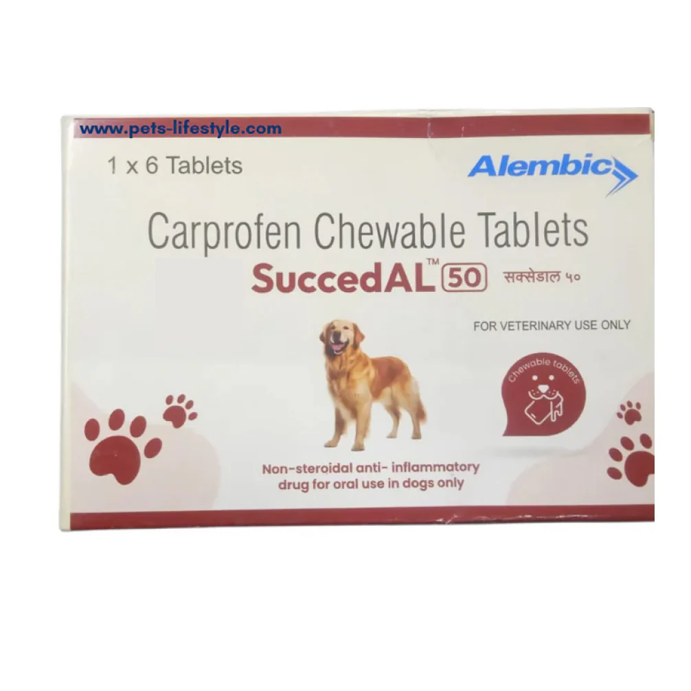 Alembic SuccedAL 50mg (Carprofen) Tablets for Dogs - Image 2