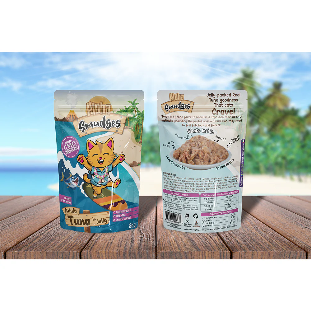 Aloha Smudges Tuna in Jelly Adult Cat Wet Food - Image 2