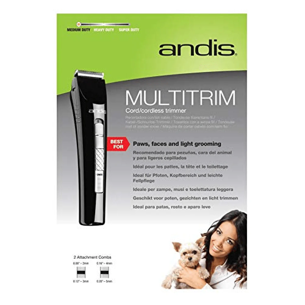 Andis Multi Trim CLT Cord/Cordless Trimmer for Dogs and Cats - Image 2
