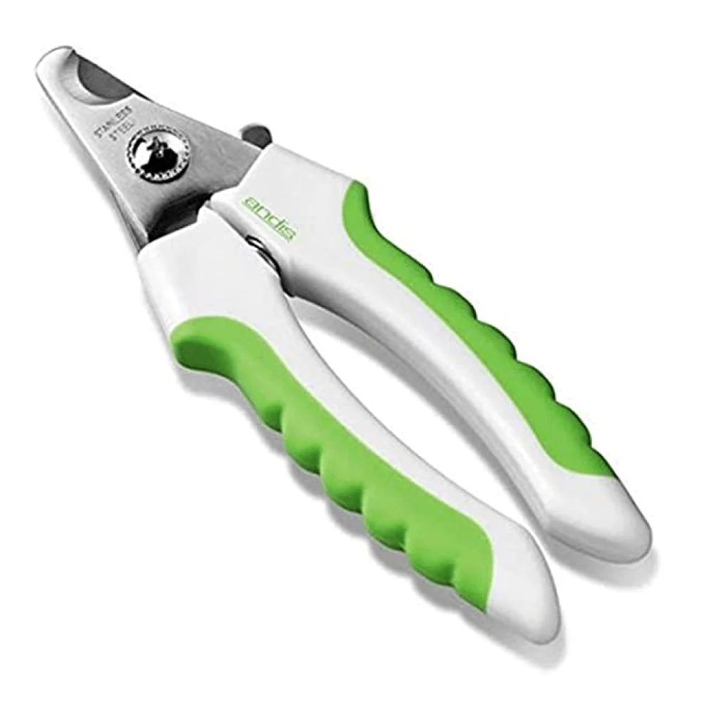 Andis Nail Clipper for Dogs (White/Lime Green) - Image 2