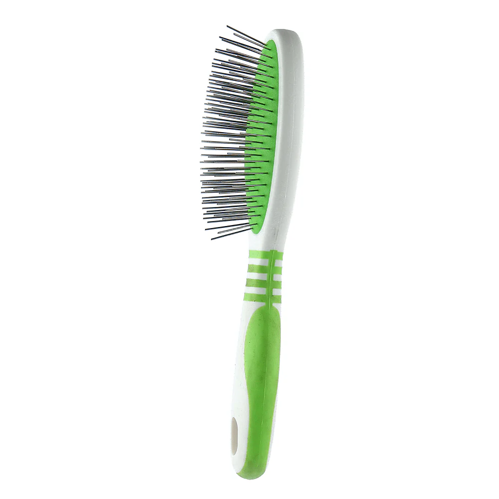 Andis Pin Brush for Dogs (White/Lime Green) - Image 3